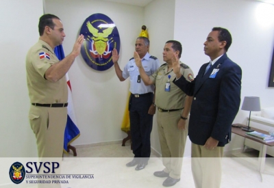 El Director Ejecutivo, Gral. de Brigada Jean A. Romero Jorge, E.R.D, comprometido con la excelencia, juramenta el día de hoy a los miembros del Comité de Gestión de Calidad de esta SVSP.