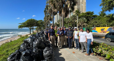 SVSP realizó un operativo de limpieza de playa en Güibia.