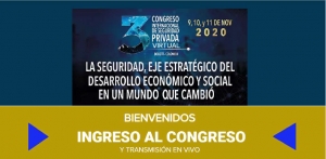 Director Ejecutivo SVSP., participa en el Congreso Internacional de Seguridad Privada Virtual