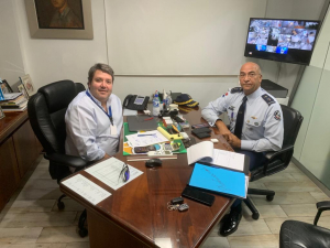 El Director Ejecutivo SVSP. realizo una visita de cortecía a la empresa de seguridad privada SEPRISA
