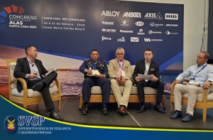 Participación del Coronel Frank Adames Rosario, FARD. en el panel "AMÉRICA LATINA: NUEVO PANORAMA DE RIESGOS Y RETOS EN SEGURIDAD"