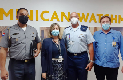 El Director Ejecutivo  SVSP,  realizó una visita a las instalaciones de la empresa de seguridad privada, Dominican Watchman.