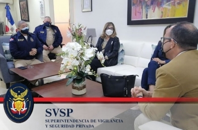 Director Ejecutivo de la SVSP, sostuvo hoy una reunión con la nueva directiva de la Asociación Dominicana de Empresas de Seguridad, (ADESINC).